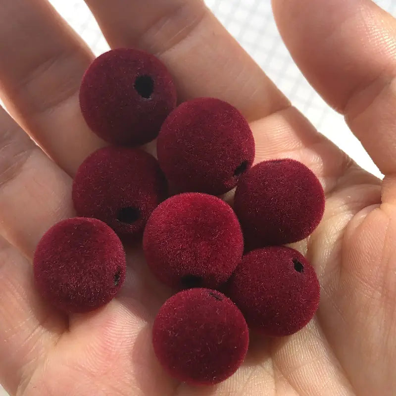 Spherical velvet beads- Half kg