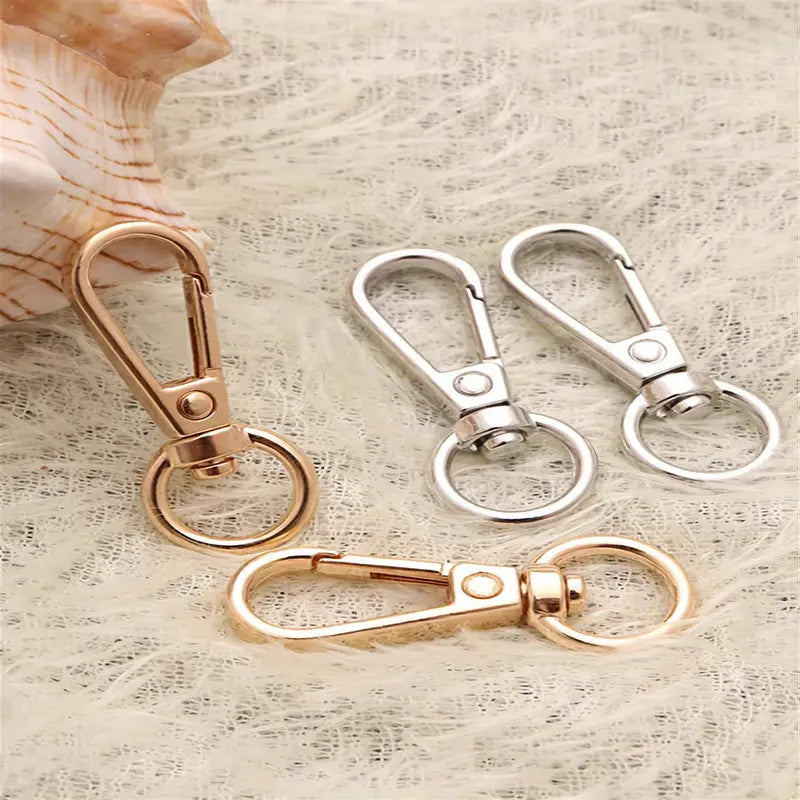 Oval-shaped Lobster Clasp-  4 pieces