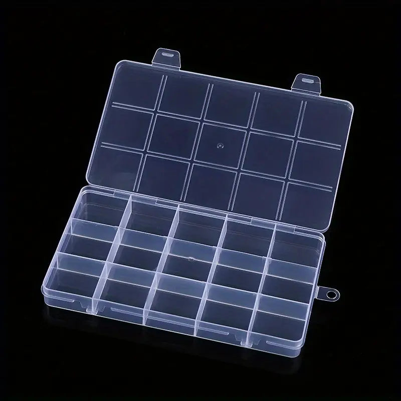 15 Grid Transparent Plastic Storage Box