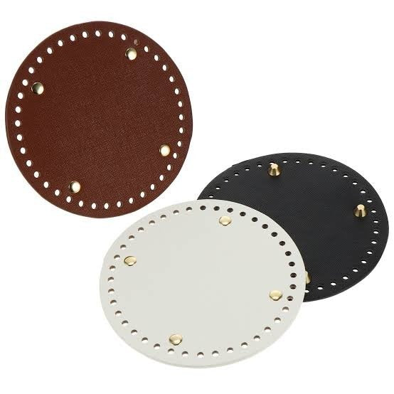 DIY Round Leather Bag Base